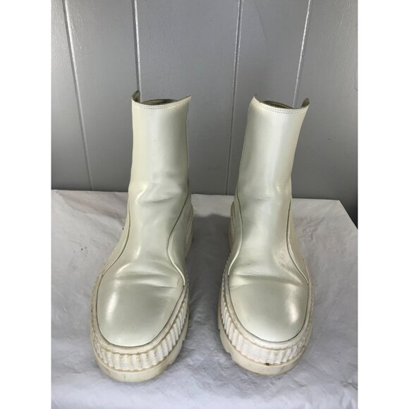 Puma 366266-02 Fenty By Rihanna Ivory Chelsea Sneaker Boots Women's Size 9 - Picture 2 of 9
